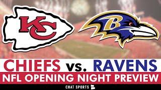 Chiefs vs. Ravens Preview, Injury Report, Patrick Mahomes, Travis Kelce & Xavier Worthy | NFL Week 1