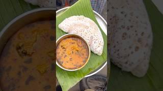 Eating 13 Rupee Dosa Mutton Curry|Busiest Small Hotel in Nellore foothpath|1000 Dosa Selling #shorts