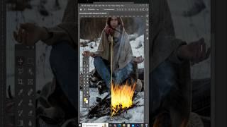 How to Create Realistic Fire Effects in Photoshop #tutorial #shotoshoptips