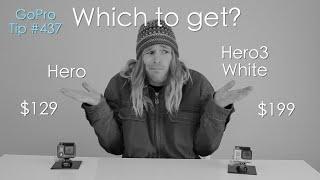 Hero vs Hero3 White - Which to get? GoPro Tip #437 | MicBergsma