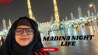 Madina Night Light | Walk In Masjid Nabwi | Roza e Rasool | Riaz ul Jannah