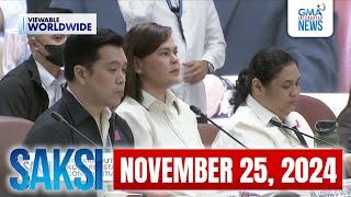 Saksi Express: November 25, 2024 [HD]