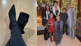 Kim Kardashian’s Christmas Eve Mystery: Heels After a Broken Foot? 