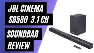 JBL Cinema SB580 3.1 Channel Soundbar, Dolby Atmos and Wireless Subwoofer - Review & Detailed Look