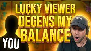 LUCKY VIEWER goes FULL DEGERENATE with MY BALANCE!! (Bonus Buys)