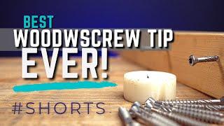 Quick tip for effortless screw driving #SHORTS | Lubricate screws