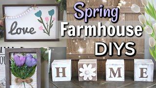 Dollar Tree DIY Spring Decor | DIY Farmhouse Spring Decorating Ideas | Krafts by Katelyn