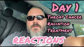 WHAT TO EXPECT | Throat Cancer | Radiation Treatment to cure my cancer | My Reactions Day 1