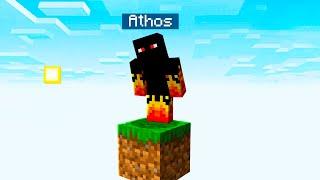 SOBREVIVA COM SÓ UM BLOCO NO MINECRAFT