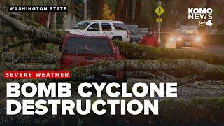 Deadly bomb cyclone leaves trail of destruction in western Washington