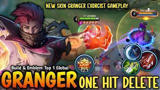 Granger New Exorcist Skin Gameplay with Best One Shot Build (MUST TRY) - Build Top 1 Global Granger
