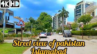 Street view of pakistan|| islamabad|| capital#city#walkthrough#4k