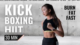 33 MIN KICKBOXING Cardio HIIT V6 Intense & Super Fast Fat Burn // 30分钟暴汗拳击HIIT超强燃脂综合训练