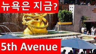 가장 최근 뉴욕 5 번가 / 록펠러 센터 / Latest Fifth Avenue & Rockefeller Center in New York on May 7, 2024