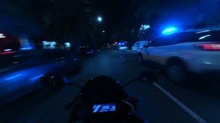 NIGHT RIDE POV | Yamaha YZF R125 | FULL AKRAPOVIC  [4K]