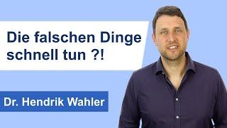 Effektivität: Dinge effizient tun vs. die richtigen Dinge tun