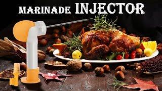 #Marinade injector, ideal for meat w a silicone brush #Best Kitchen Appliances# Effortless Cooking