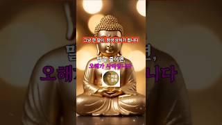 그냥 한 말이, 평생 상처가 됩니다... #shorts #불교 #오디오북 #말한마디 #상처 #인간관계