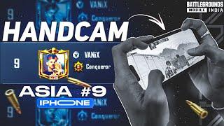 India’s Top 9th Player HandCam | BGMI HandCam | iPhone13 | #vanshil #bgmi