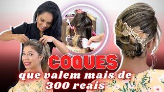 Coques Rápidos que valem mais de 300 reais!! | Hairstyles | Peinados