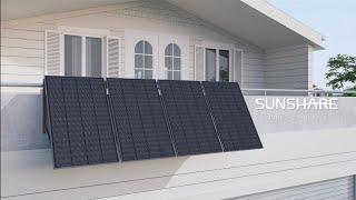 Sunshare Ray for Concrete Balconies丨Bracket Modle: SR-HCFA-A