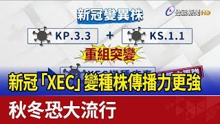 新冠「XEC」變種株傳播力更強 秋冬恐大流行