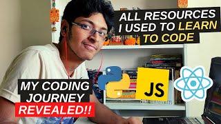 RESOURCES I USED TO LEARN TO CODE | My Coding Journey Revealed!