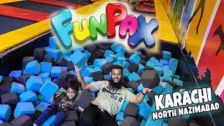 Aaj Hum gaye FUNPAX (Kids Play Area)  - Saima Paari mall North Nazimabad karachi (Fahad Javeria)