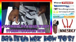 HOW TO #3... ZOOMHIT PS4 STAR WARS STORMTROOPER SKIN INSTALL