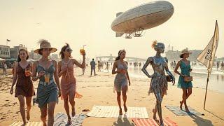 Summer days when Hindenburg And female robots... Course