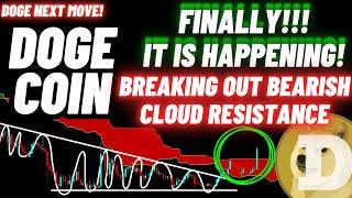 Finally It Is Happening! Dogecoin (DOGE) Crypto Coin Is Breaking Out Bearish Cloud Resistance