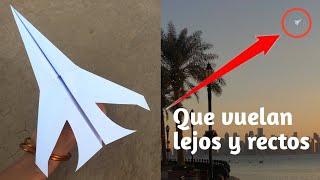 Aviones de pape | Avion De Papel Que Vuela Mucho | Como Hacer un Avion de Papel