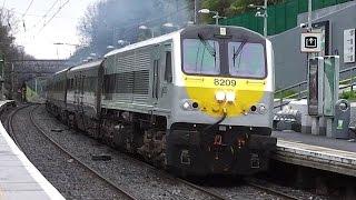 NIR 201 Class Locomotive 209 + Enterprise Train - Killester, Dublin