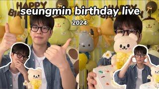 seungmin birthday live 2024!