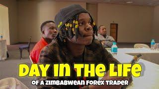 Day in the Life of a developing Zimbabwean Forex Trader & Graphic Designer | Vlog