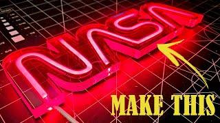 Build this Neon Sign - NASA Worm Tutorial