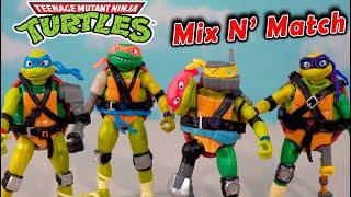 Ninja Turtles Mutant Mayhem 2024 Mix N' Match Playmates Figures