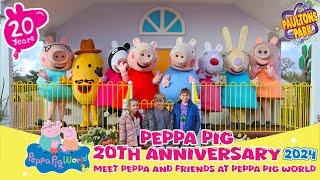 Meet Peppa Pig and Friends |  Peppa Pig 20th Anniversary | Peppa Pig World (May 2024) [4K]