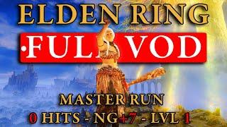 The Elden Ring Master Run! New Game +7 Level 1 No Hit Run!