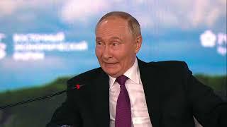 «Толстой, Чехов, а теперь и Греф!»: Путин пошутил, что глава Сбера вошел в число классиков