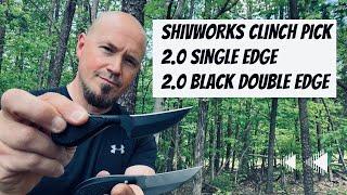 Shivworks Clinch Pick 2.0 and 2.0 Black Double Edge