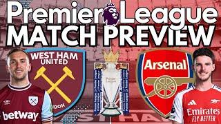 WEST HAM V #ARSENAL | PREMIER LEAGUE MATCH PREVIEW | TEAMS DISCUSSED LIVE & INTERACTIVE