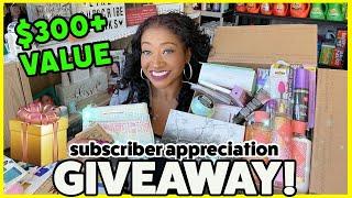 HUGE Subscriber Appreciation Giveaway Over $300 in amazing prizes! Must Enter Giveaway 