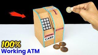 MINI ATM machine | how to make cardboard atm at home | Best cardboard project