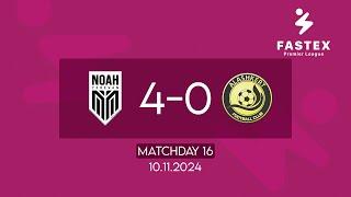 Fastex Premier League. Matchday 16. FC Noah - FC Alashkert (10.11.2024)