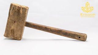 Wooden Mallet | Woodworking | Wood Shop | Thor's Wooden Hammer