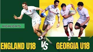 England U18 vs Georgia U18 | Seesawing Rugby Showdown