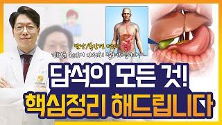 담석 원인,증상,진단,치료법! | 핵심 정리해드립니다!