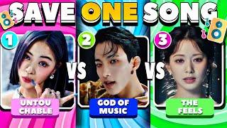 SAVE ONE DROP ONE: SAVE YOUR FAVORITE  KPOP SONGS -  KPOP GAMES 2024 ~ KPORANGAME