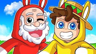 ¡Nos CONVERTIMOS en CONEJOS!  SILVIOGAMER en SUPER BUNNY MAN